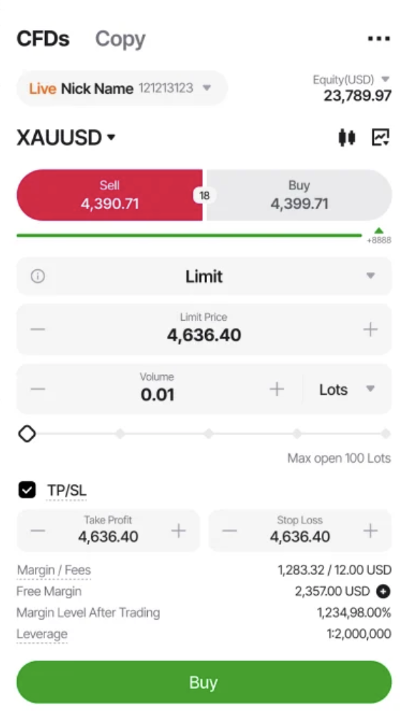 Haz copy trading en Vantage desde el móvil